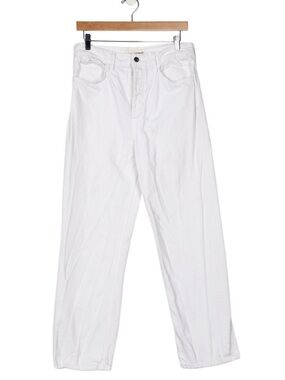 Mara Hoffman High-Rise Straight Leg Jeans Size US 6 White